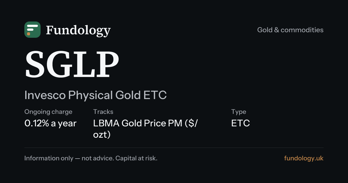 SGLP | Invesco Physical Gold ETC: price, returns & charges · Fundology